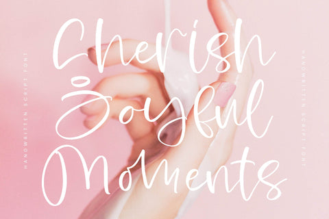 Madrid Joyful - Handwritten Script Font Font Letterena Studios 