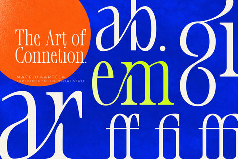 Mafiio Kartela – Experimental Editorial Serif Font Font Mozzatype 