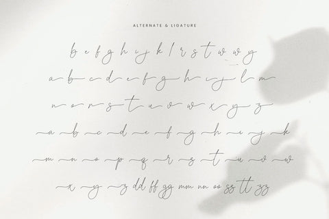 Magdalena Signature Font Mozarella 