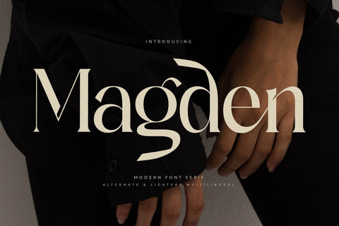 Magden - Modern Font Serif Font Storytype Studio 