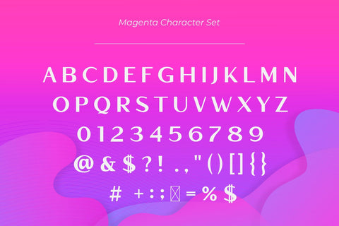Magenta - Modern Elegant Sans Serif Font studioalmeera 