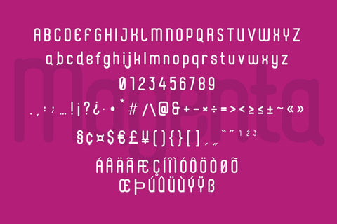 Magenta Sans Family Font studioalmeera 