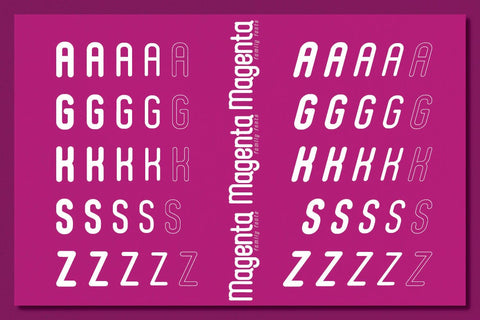Magenta Sans Family Font studioalmeera 