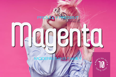 Magenta Sans Family Font studioalmeera 