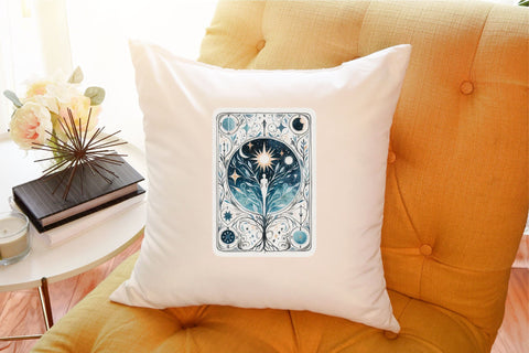 Magic and Celestial Tarot Card Clipart Sublimation designartist 