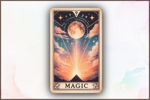 Magic & Celestial Tarot Card Sublimation Sublimation designartist 