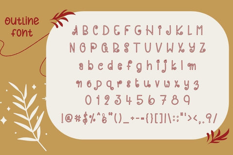Magic Christmas - The Swirly Holiday Font Trio + Bonus Doodles Font AnningArts Design 