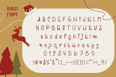 Magic Christmas - The Swirly Holiday Font Trio + Bonus Doodles Font AnningArts Design 