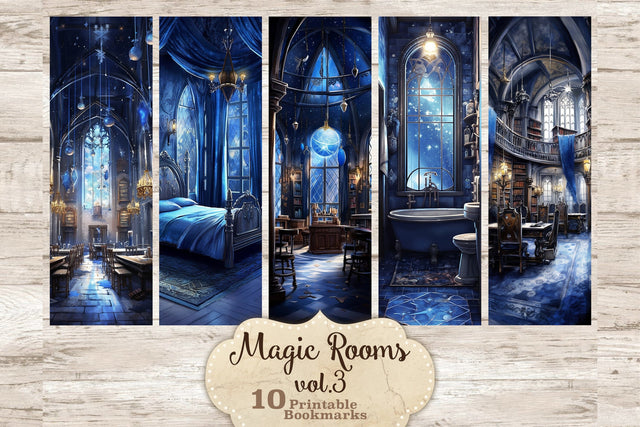 Magic Common Rooms Bookmark | Bookmark Designs PNG SVG GlamArtZhanna 
