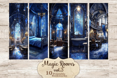 Magic Common Rooms Bookmark | Bookmark Designs PNG SVG GlamArtZhanna 