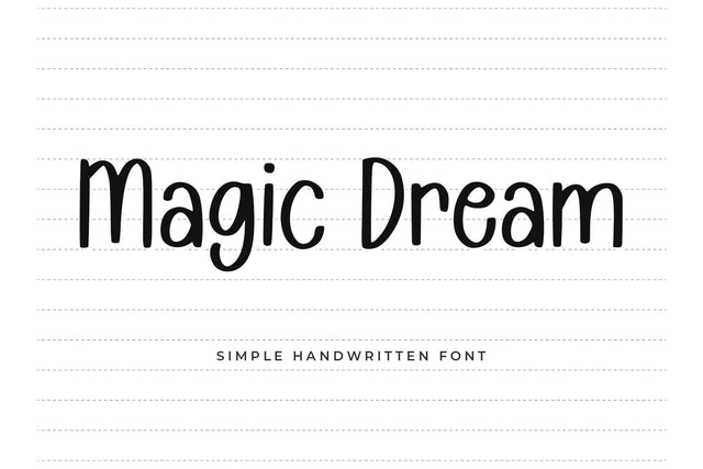 Magic Dream Font Abo Daniel Studio 