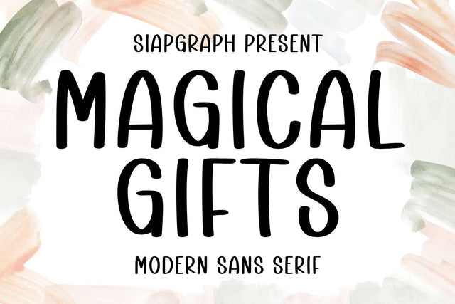 Magic Gifts Font Masyafi Studio 
