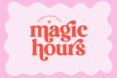 Magic Hours - Modern Serif Font Font KA Designs 