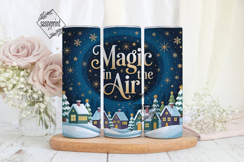 Magic In The Air 20oz Tumbler Wrap Sublimation sassyprint 