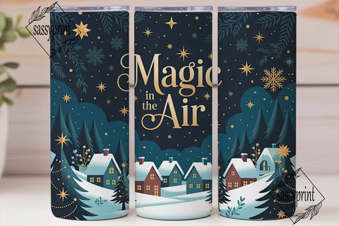 Magic In The Air 20oz Tumbler Wrap Sublimation sassyprint 