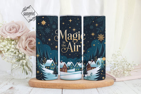 Magic In The Air 20oz Tumbler Wrap Sublimation sassyprint 