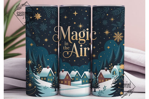Magic In The Air 20oz Tumbler Wrap Sublimation sassyprint 