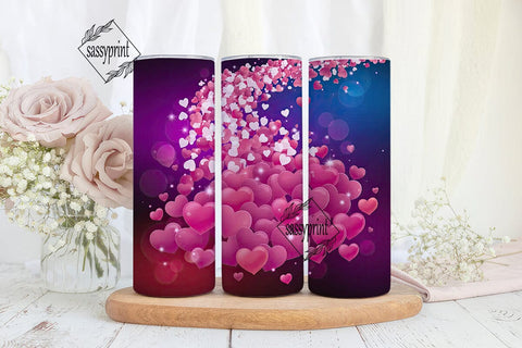 Magic Love Hearts 20oz Tumbler Design Sublimation sassyprint 