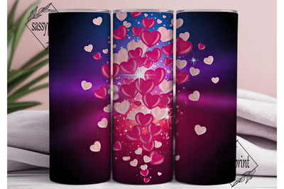Magic Love Hearts 20oz Tumbler Design Sublimation sassyprint 