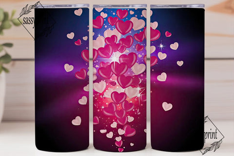 Magic Love Hearts 20oz Tumbler Design Sublimation sassyprint 