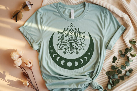 Magic Moon SVG Bundle | Witchy Celestial Moon Phases SVG Tafti Art 