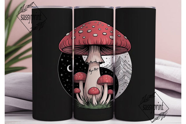 Magic Mushroom Yin Yang 20oz Tumbler Sublimation sassyprint 