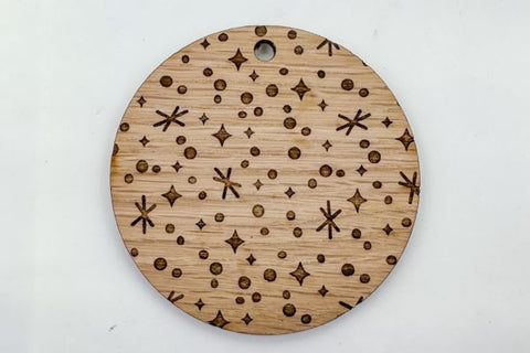 Magic Snow Ornament Laser SVG File SVG Crafting With Brenna 