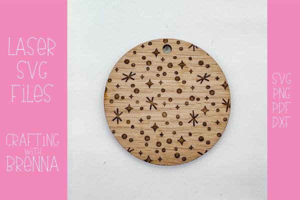 Magic Snow Ornament Laser SVG File SVG Crafting With Brenna 