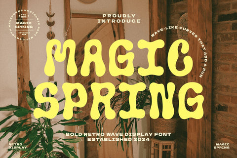 Magic Spring Font Mozarella 