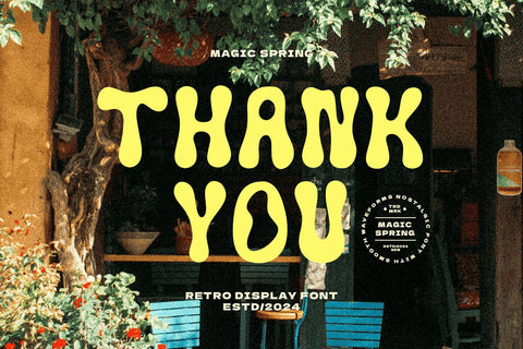 Magic Spring Font Mozarella 