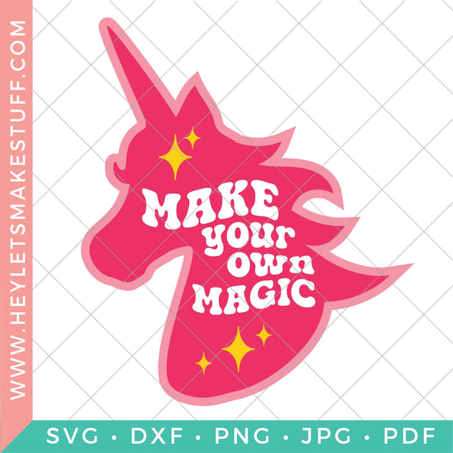Magic Unicorn SVG Hey Let's Make Stuff 
