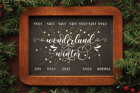 Magic Winter - Modern Calligraphy Font studioalmeera 