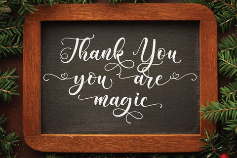 Magic Winter - Modern Calligraphy Font studioalmeera 