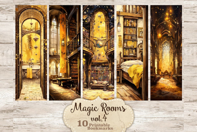 Magical Bedroom Printable | Bookmarks Sublimation SVG GlamArtZhanna 
