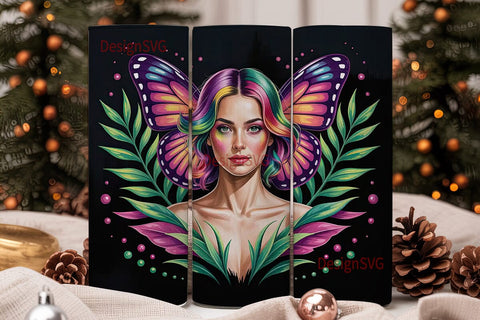 Magical Black Woman 20oz Tumbler Wrap Sublimation DesignSVG 