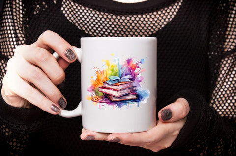 Magical Books Watercolor Sublimation Bundle Sublimation Designangry 