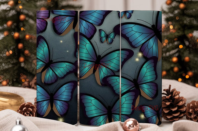 Magical Butterfly 20oz Tumbler Wrap Sublimation DesignSVG 