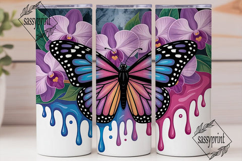Magical Butterfly 20oz Tumbler Wrap Sublimation sassyprint 