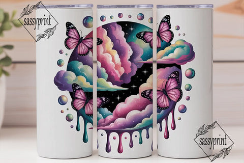 Magical Butterfly Nebula 20oz Tumbler Sublimation sassyprint 