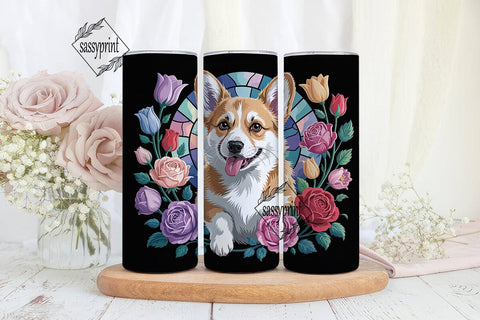 Magical Corgi Tumbler Wrap Sublimation sassyprint 