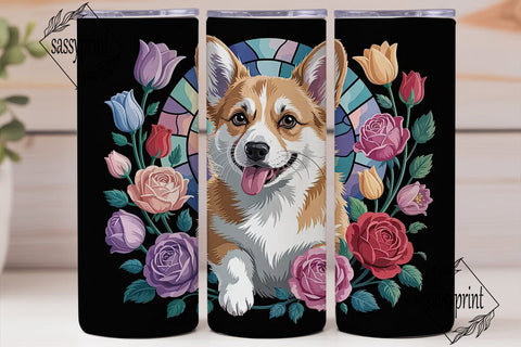 Magical Corgi Tumbler Wrap Sublimation sassyprint 