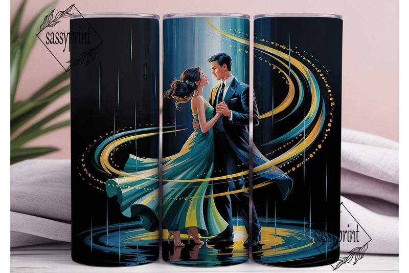 Magical Dance 20oz Tumbler Wrap Sublimation sassyprint 