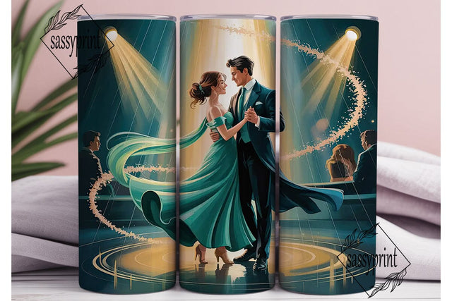 Magical Dance 20oz Tumbler Wrap Sublimation sassyprint 