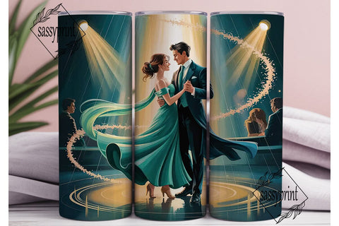 Magical Dance 20oz Tumbler Wrap Sublimation sassyprint 