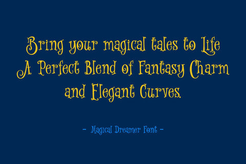 Magical Dreamer Font BB Digital Arts 