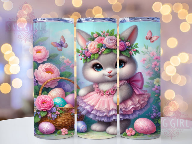 Magical Easter Bunny Tumbler, Whimsical Easter Tumbler, Stylish 20oz Wrap, Sublimation Design, Trendy Gift Idea, Spring Bunny Wrap, Magical Easter Tumbler Sublimation SvggirlplusArt 