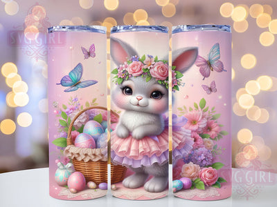 Magical Easter Bunny Tumbler, Whimsical Easter Tumbler, Stylish 20oz Wrap, Sublimation Design, Trendy Gift Idea, Spring Bunny Wrap, Magical Easter Tumbler Sublimation SvggirlplusArt 