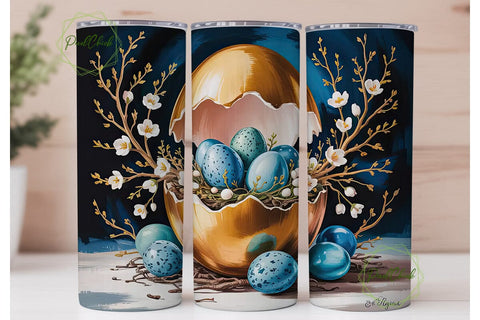Magical Easter Egg 20oz Tumbler Wrap Sublimation PixelChick 