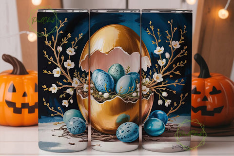 Magical Easter Egg 20oz Tumbler Wrap Sublimation PixelChick 