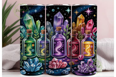 Magical Elixirs Starry Night Tumbler Sublimation PixelChick 